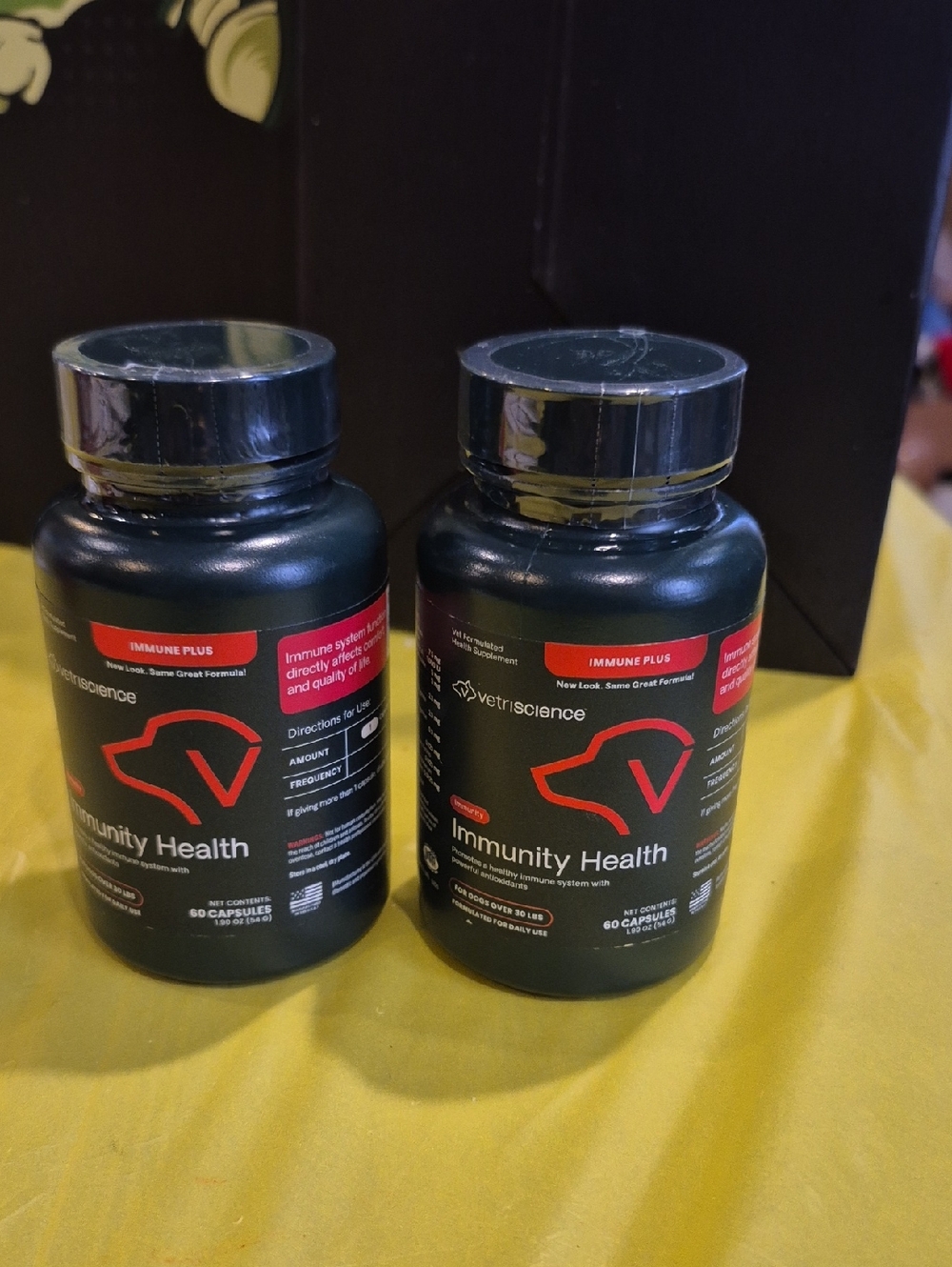 NEW---VetriScience Immunity Health Supplement -4 Your Dog..60 Capsules...
